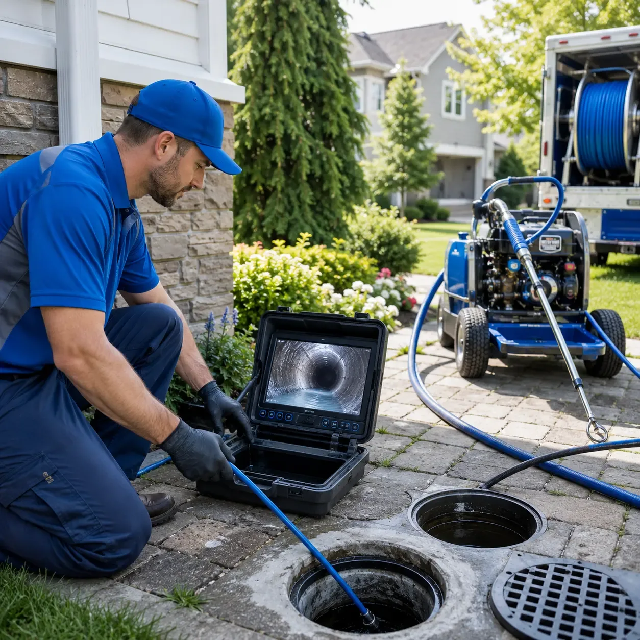 Outdoor drain cleaning professionals serving Oxford, WI