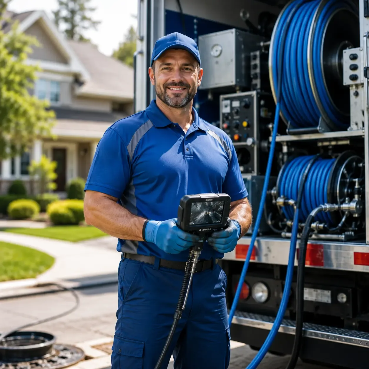 Local outdoor drain cleaning specialists in Oxford, WI